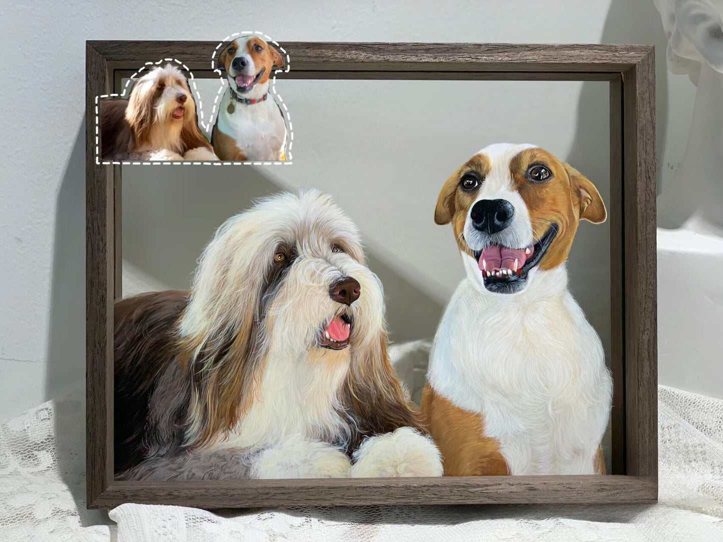 Paint a glass painting for your pet