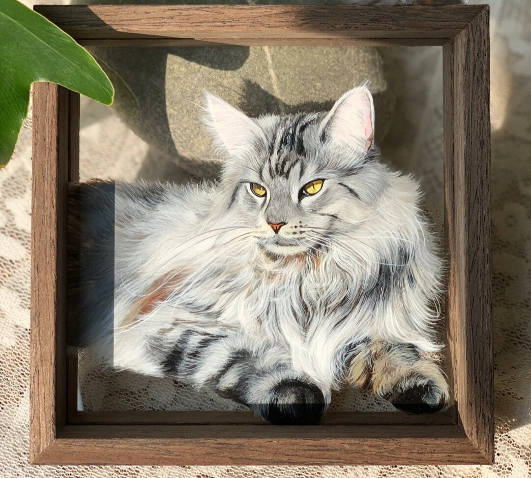 Paint a glass painting for your pet